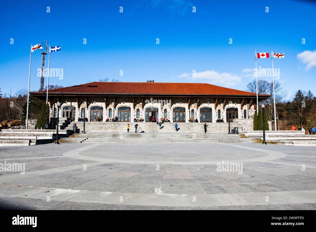 Chalet du Mont-Royal in Montreal, Quebec, Canada Stock Photo
