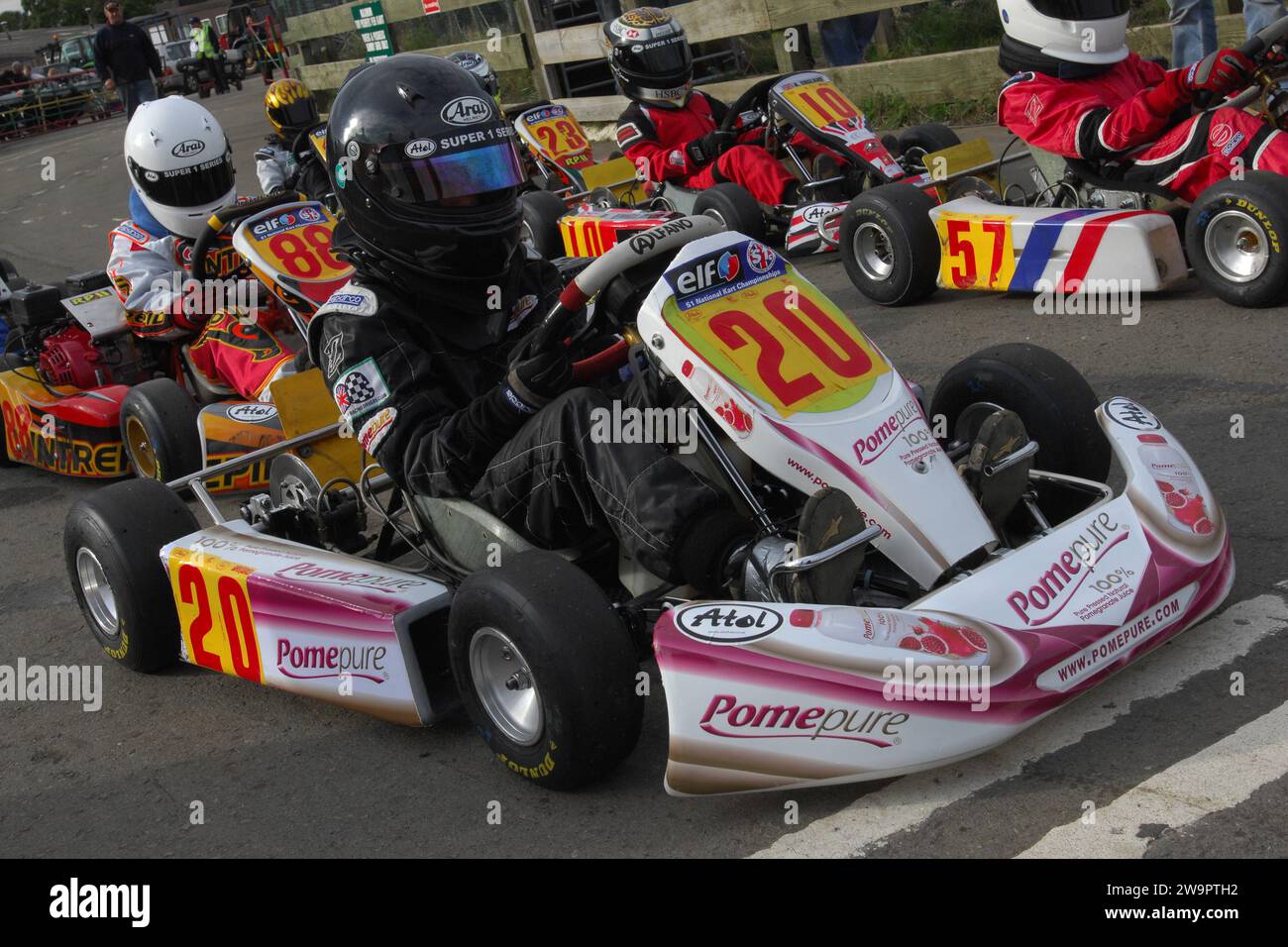 Jessica Hawkins is a British racing driver and stunt driver, she has competed in the W Series and the British Touring Car Championship, her car racing career dates back to 2014 and prior to that she successfully raced Karts, Hawkins is currently the driver ambassador and head of racing for the F1 Academy for the Aston Martin F1 Team. Stock Photo