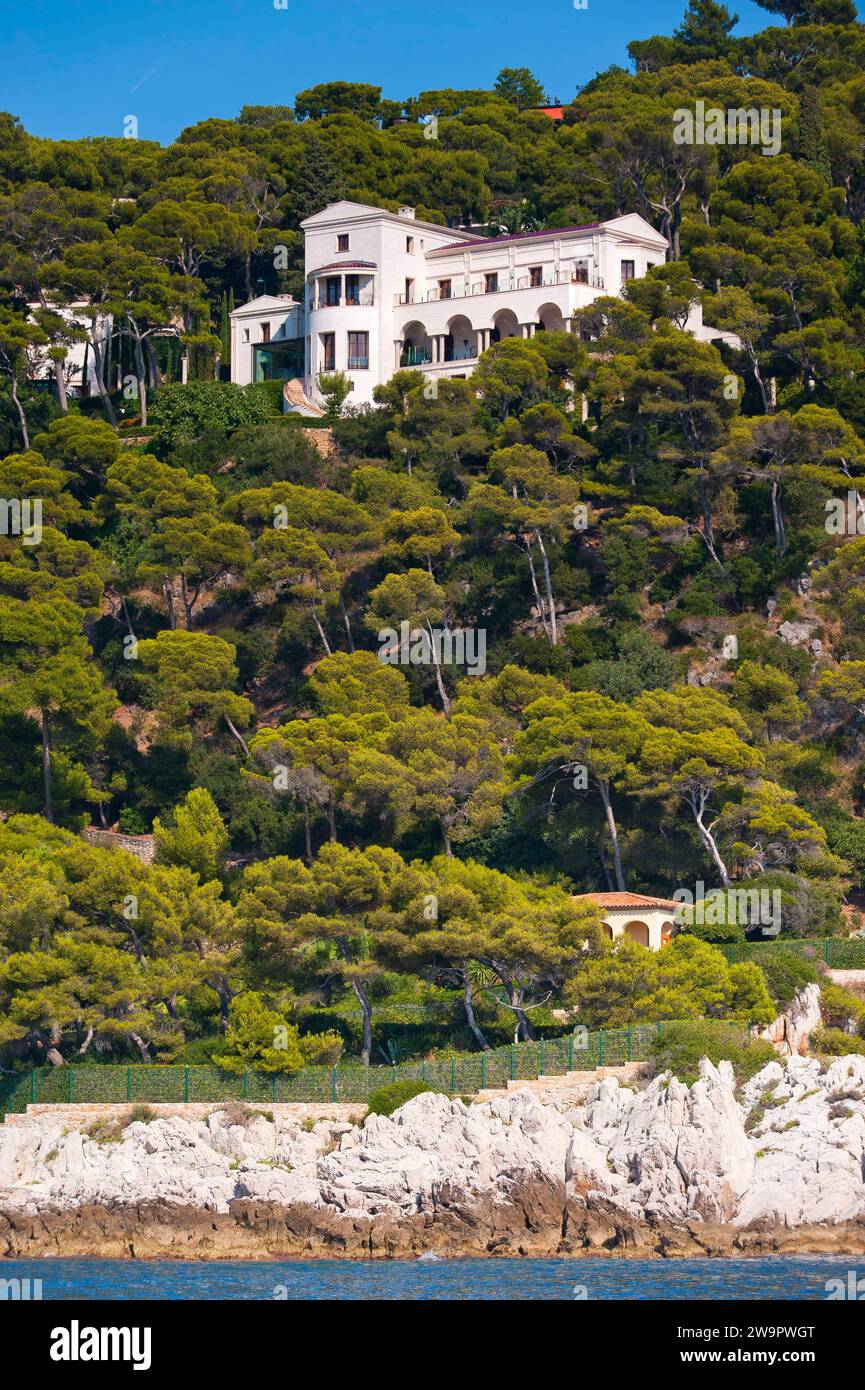 Villa area at Cap Ferrat, building, wealth, property, real estate