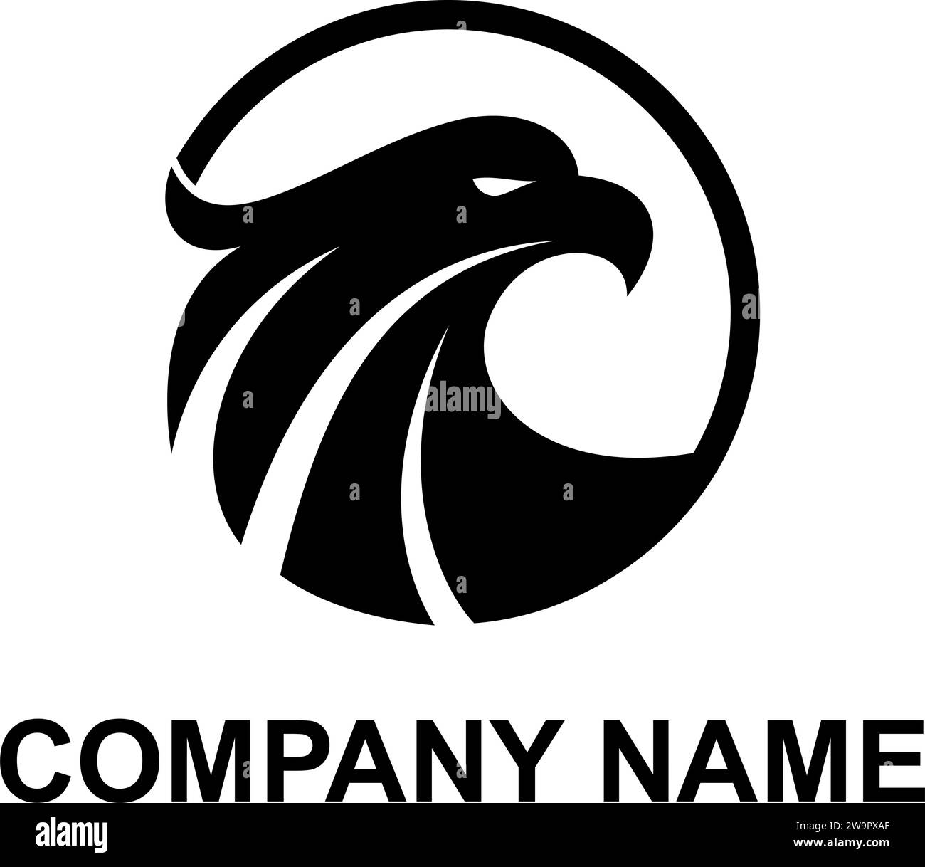 Eagle head logo icon Stock Vector Image & Art - Alamy