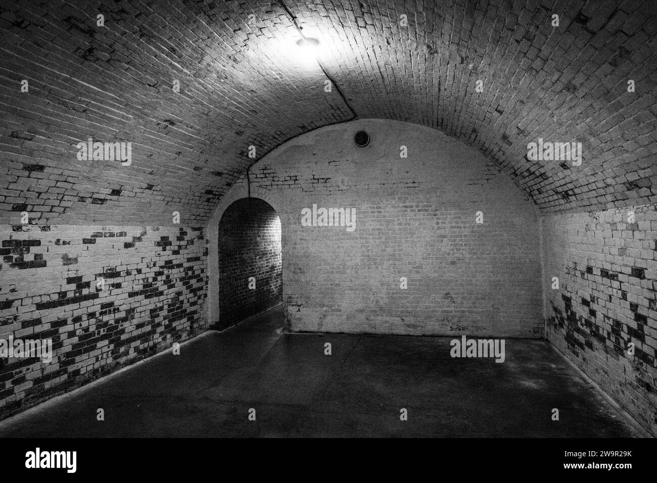 Underground tunnels of Fort Charlotte on Island, part of the