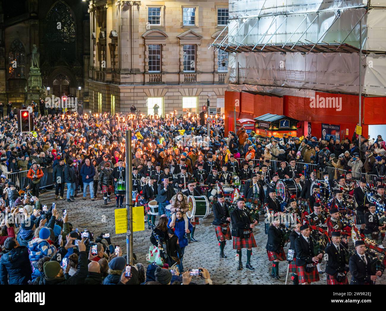 Edinburgh, Scotland, UK, 29 December 2023, Edinburgh Hogmanay The New