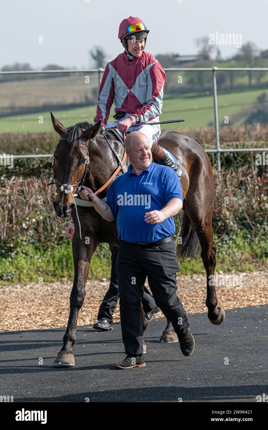 Ambion Hill, runner-up at Wincanton March 21st 2022 Stock Photo