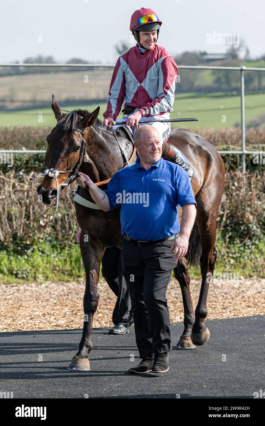 Ambion Hill, runner-up at Wincanton March 21st 2022 Stock Photo