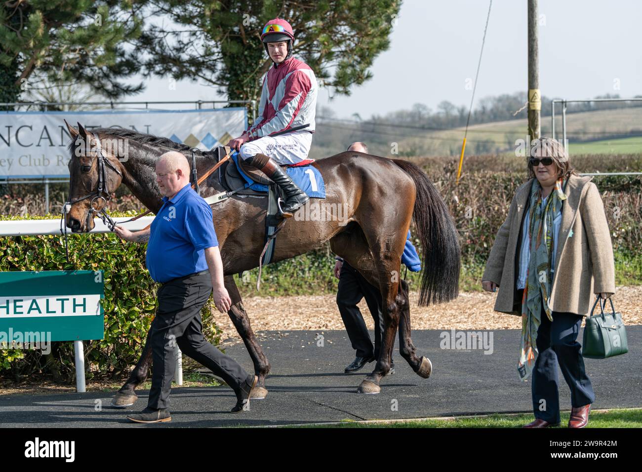 Ambion Hill, runner-up at Wincanton March 21st 2022 Stock Photo