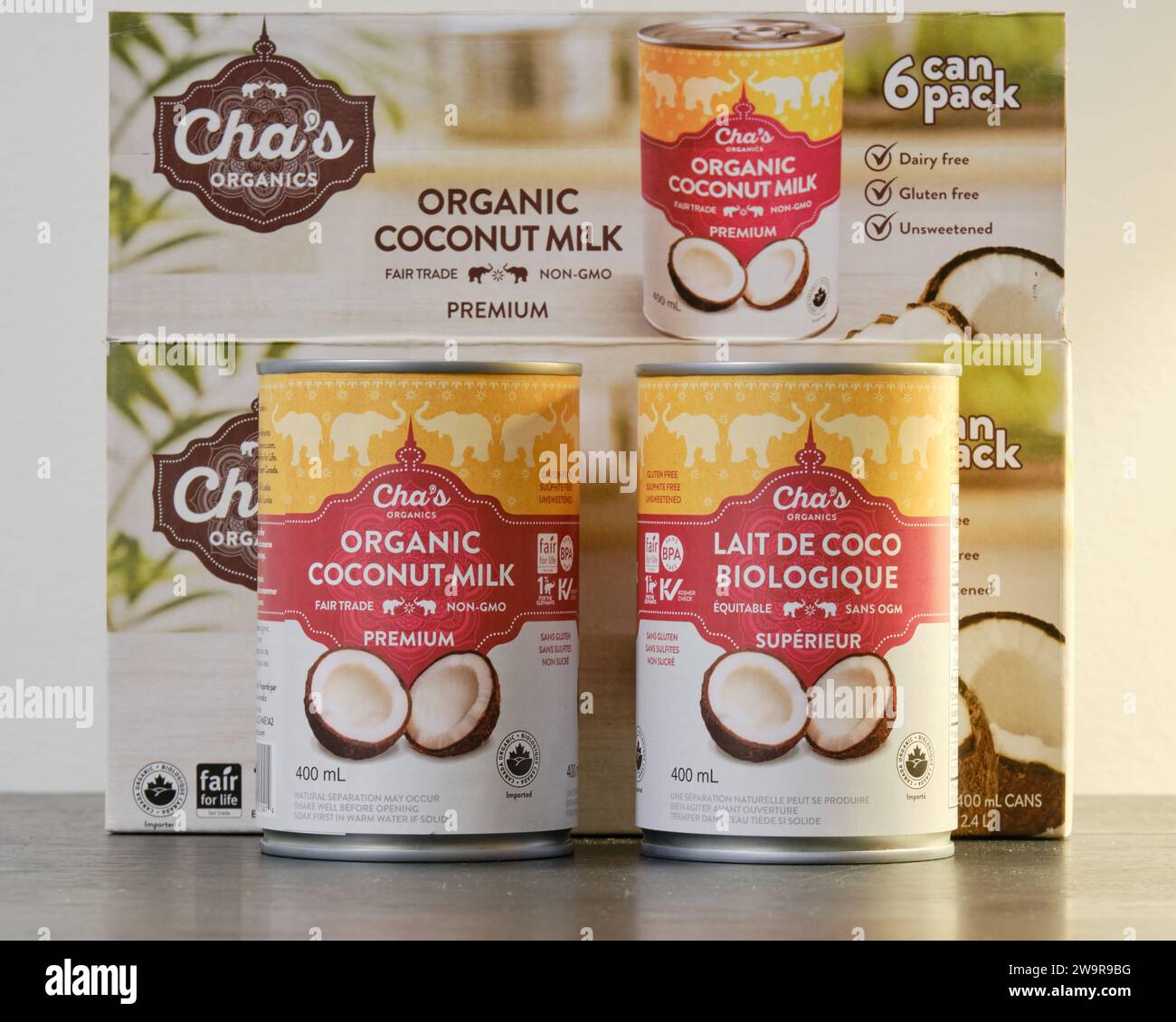 Premium Organic Coconut Milk, 6-count