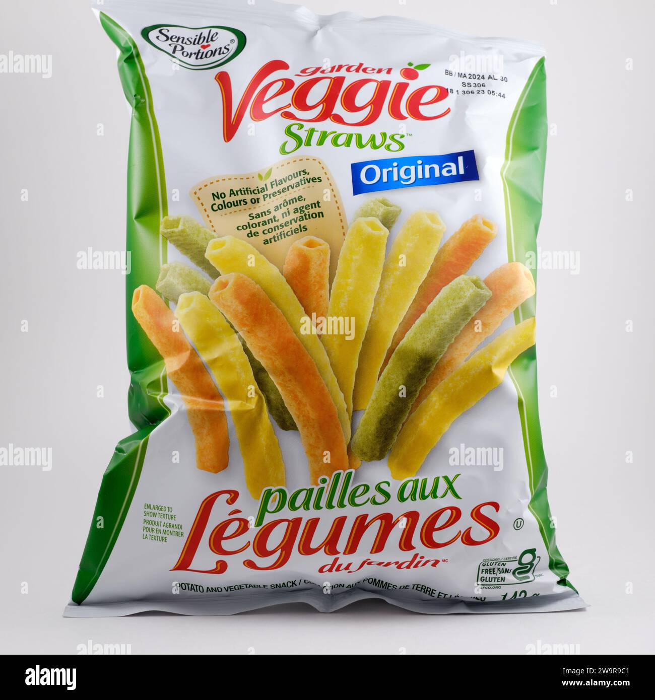 Bag of Garden Veggie Straws, Original Flavour Stock Photo Alamy