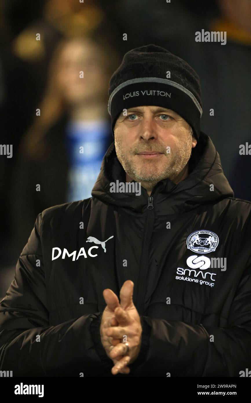 Peterborough, UK. 29th Dec, 2023. Darragh Mac Anthony (Peterborough Utd