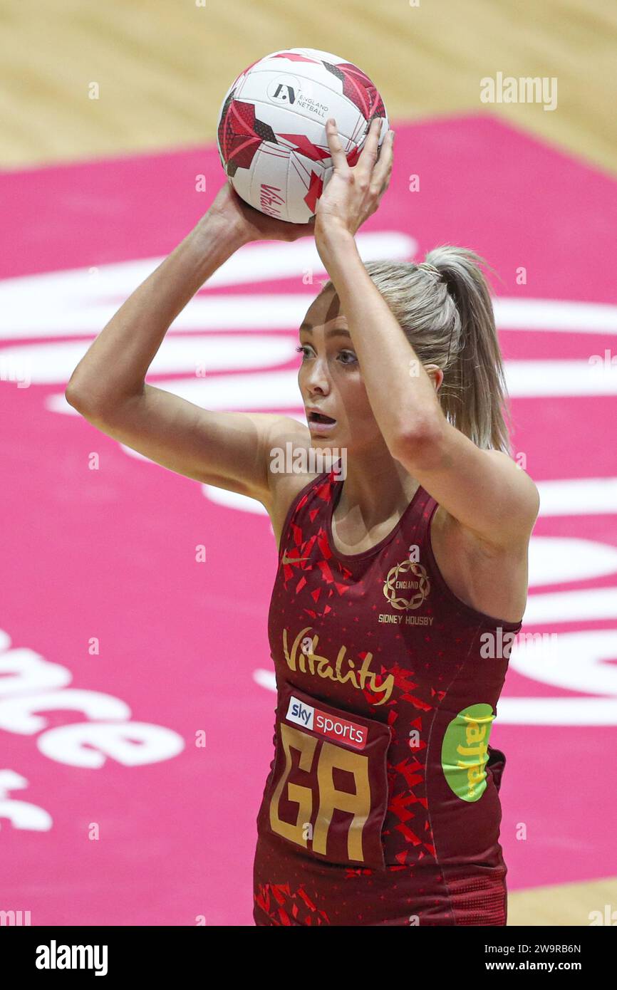 File photo dated 15/01/22 of netballer Helen Housby who has been made an MBE (Member of the Order of the British Empire) in the New Year Honours list, for services to netball. Issue date: Friday December 29, 2023. Stock Photo