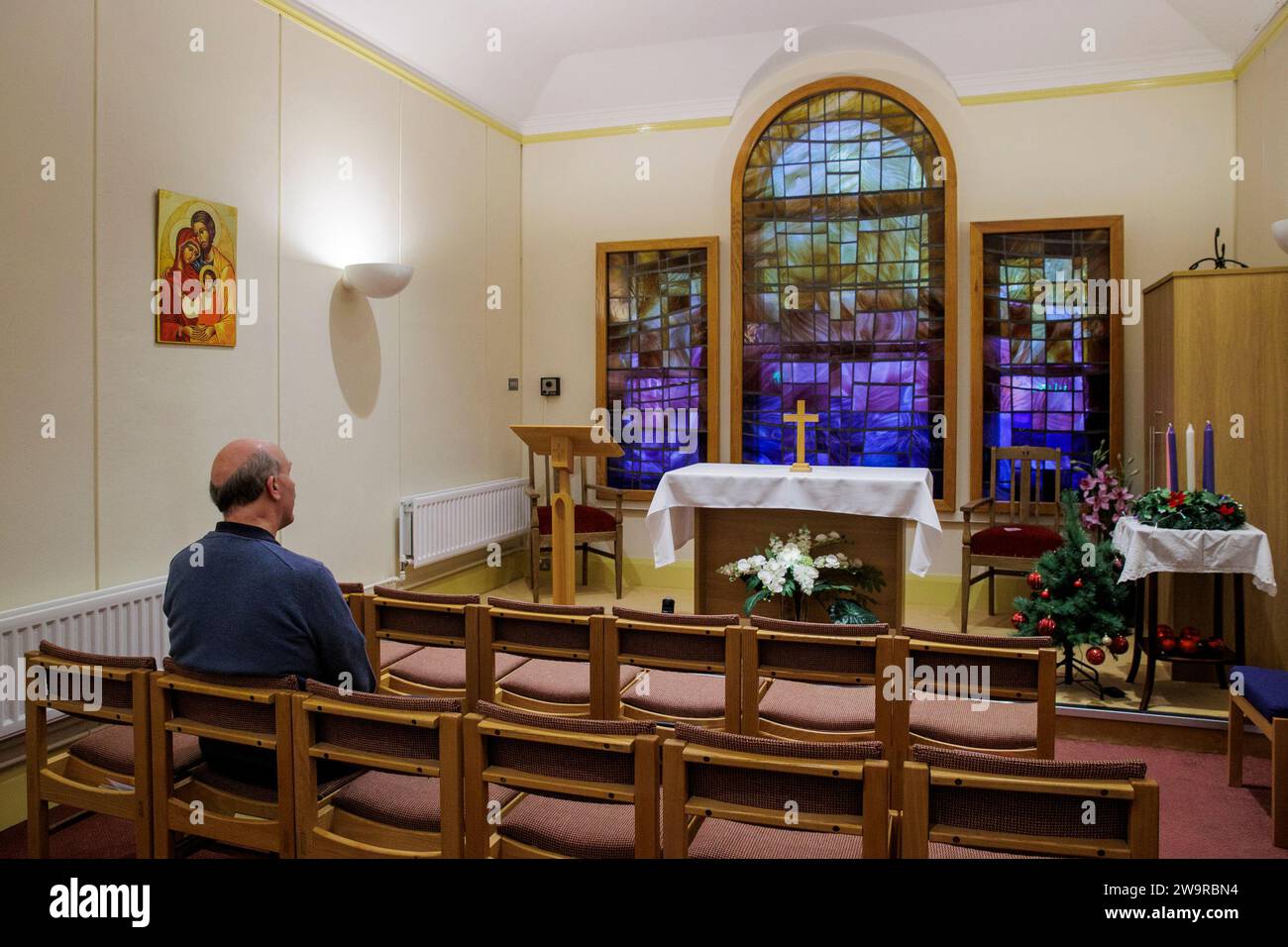 The Reverend Derek Johnston, lead chaplain for the Belfast Health and