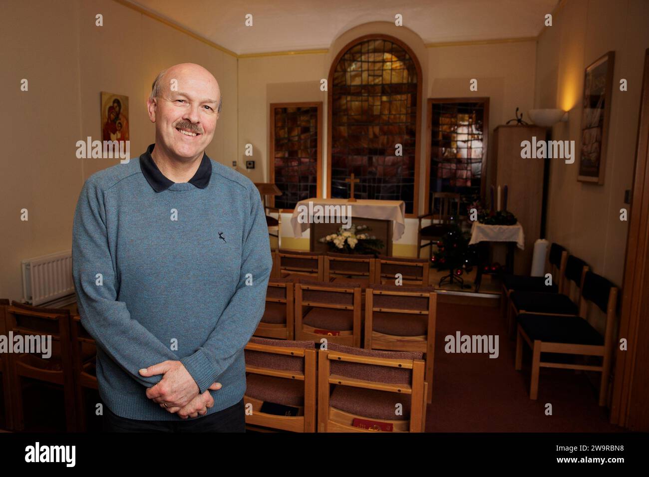 The Reverend Derek Johnston, lead chaplain for the Belfast Health and