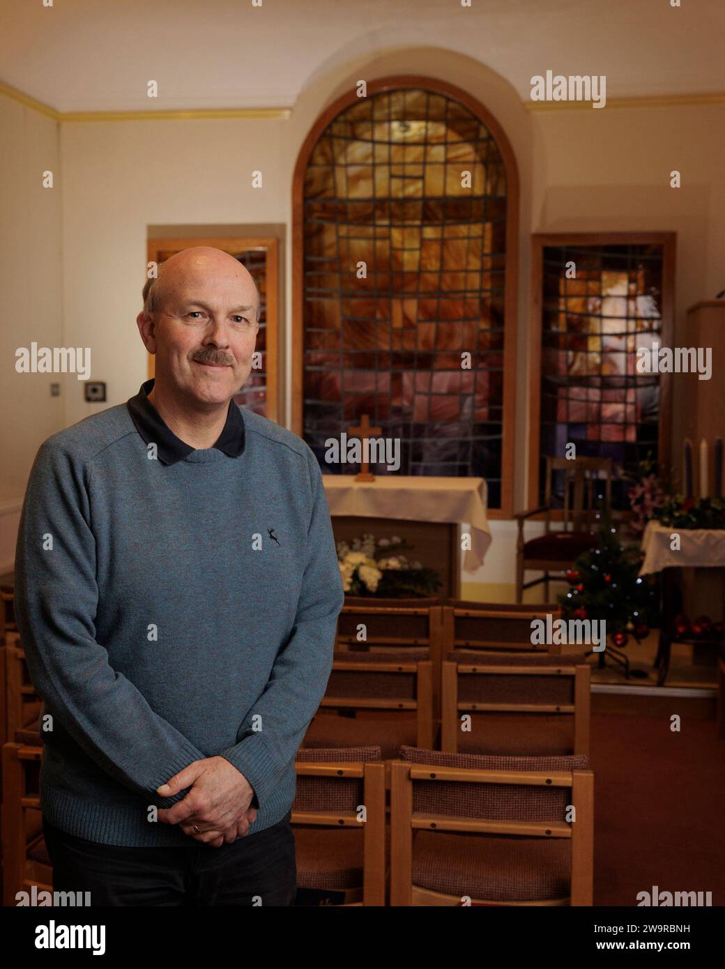 The Reverend Derek Johnston, lead chaplain for the Belfast Health and