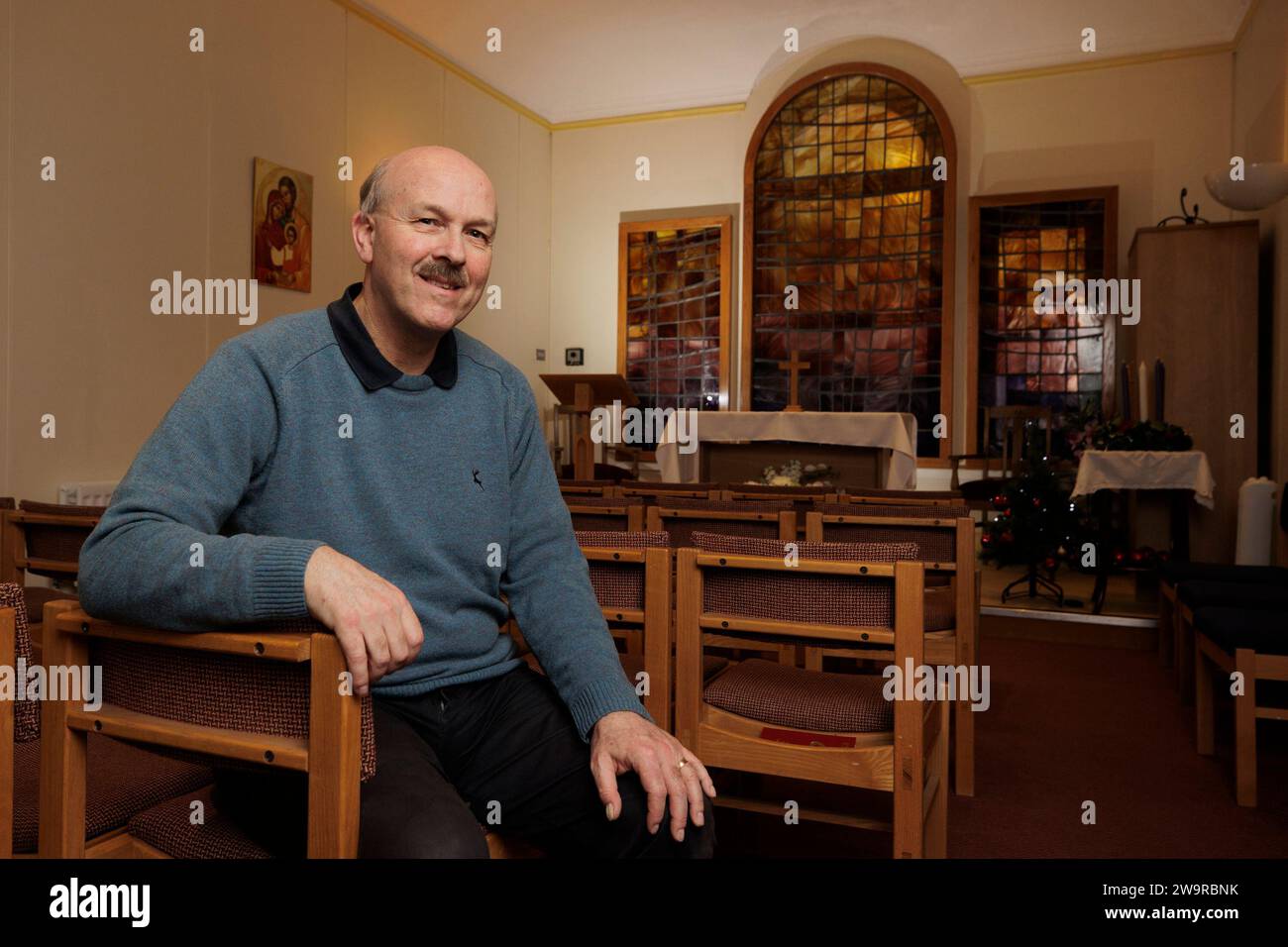 The Reverend Derek Johnston, lead chaplain for the Belfast Health and