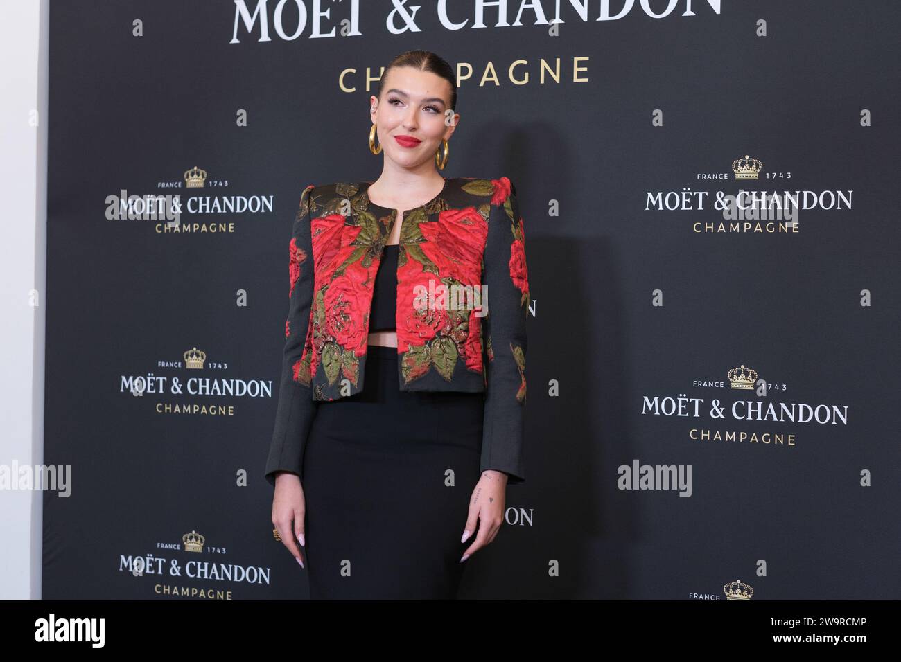 Alba Roca Moet the MOET CHANDON photocall at the Mandarin Oriental Ritz hotel, Madrid ...