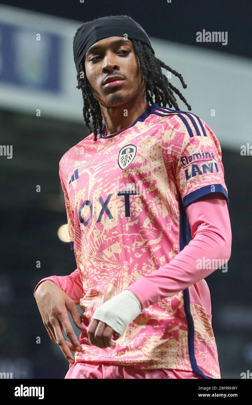 Djed Spence 39 of Leeds United during the Sky Bet Championship match