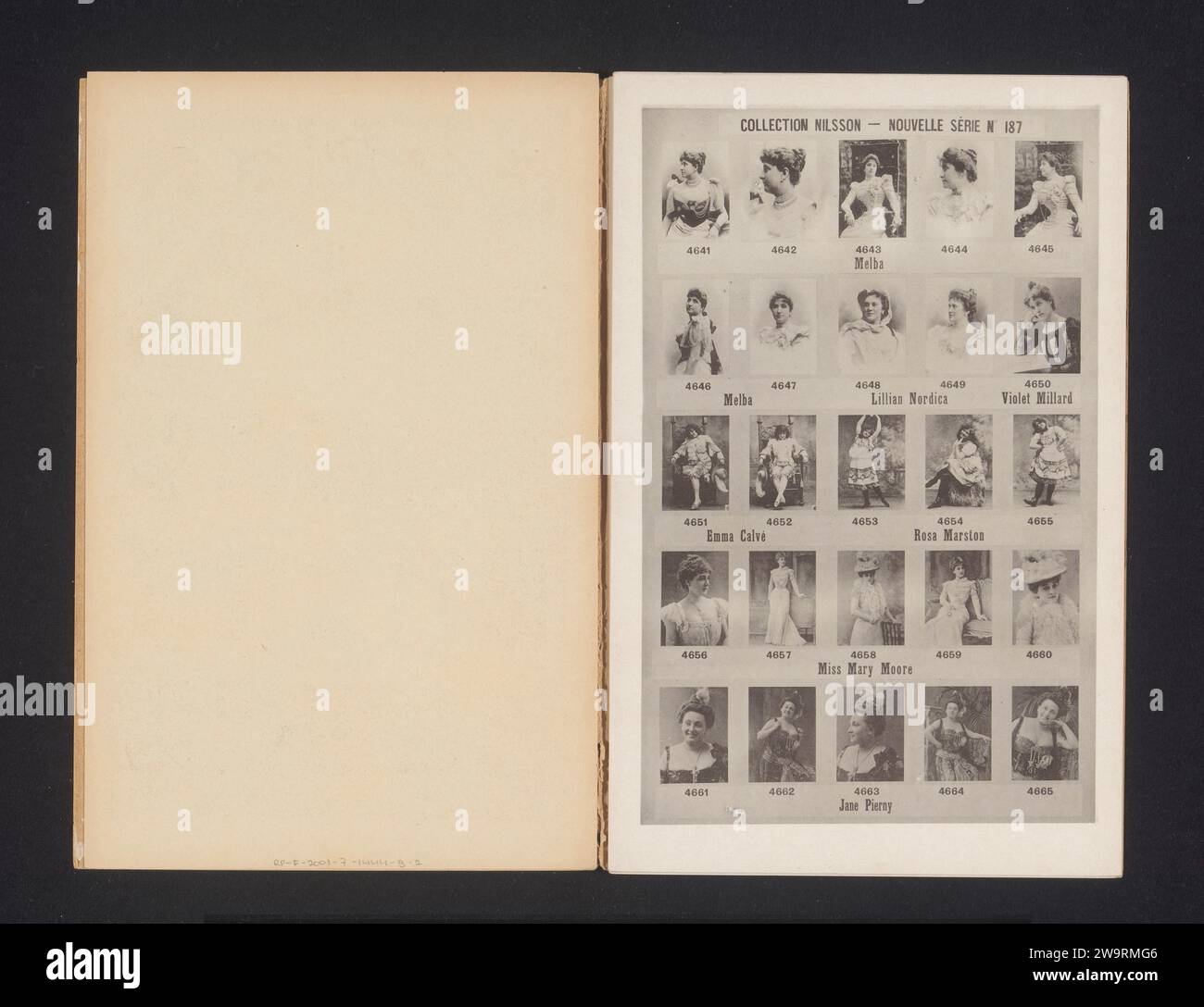 25 portraits of Melba, Lillian Nordica, Violet Millard, Emma Calvé ...