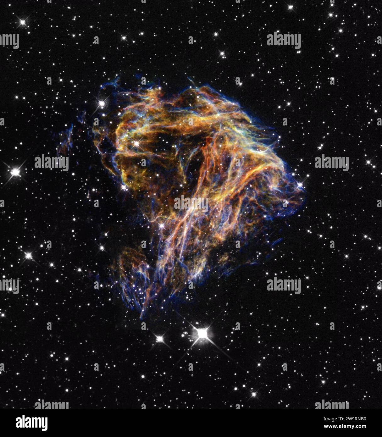 Deep Space Resembling sparks from a fireworks display, JPL camera