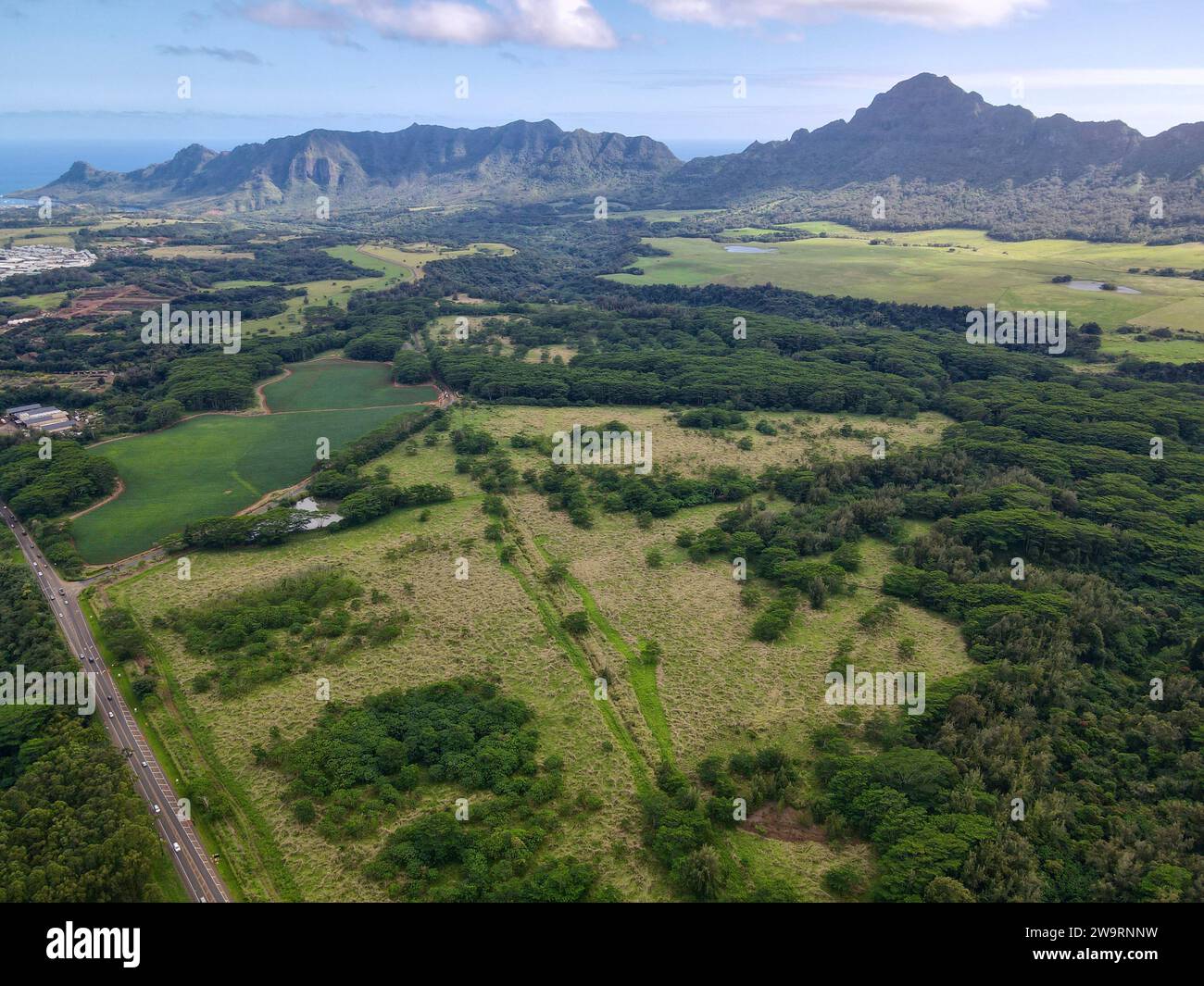 Aerial view of kauai hi-res stock photography and images - Alamy