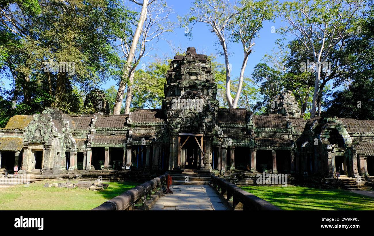 Angkor Rp Ta Prohm is a temple in Angkor Archaeological Park near Siem Reap ...