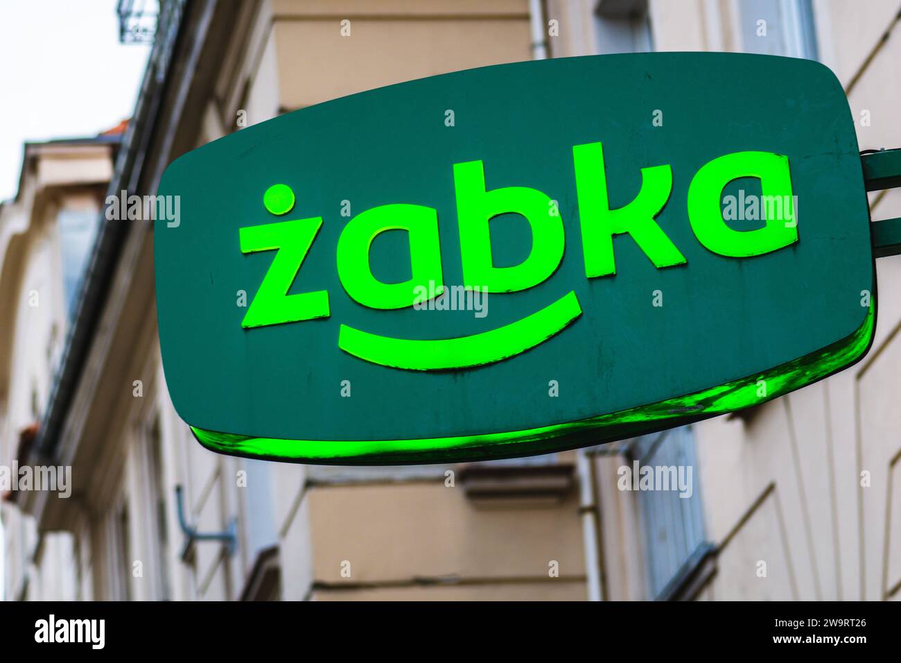 Walbrzych, Poland - 29.12.2023: Żabka Polska is a chain of convenience stores in Poland Stock Photo