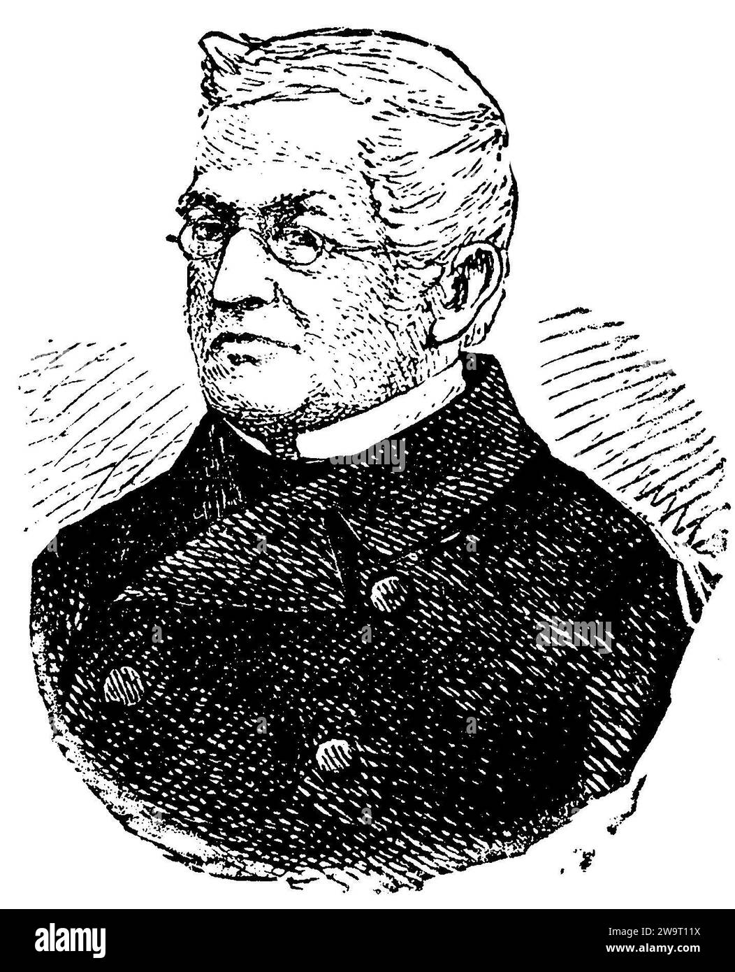 Adolphe Thiers (1797-1877), French politician!, ,  (picture book, 1881), Adolphe Thiers (1797-1877), französischer Politiker!, Adolphe Thiers (1797-1877), homme politique français ! Stock Photo