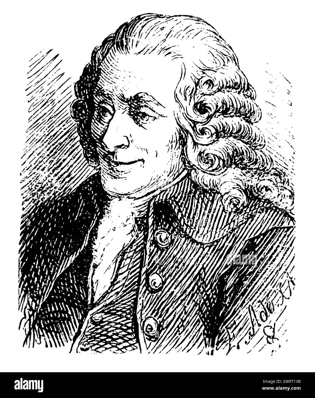 Voltaire (1694-1778), French writer, dramatist, philosopher and historian, ,  (picture book, 1881), Voltaire (1694-1778), französischer Schriftsteller, Dramatiker, Philosoph und Historiker, Voltaire (1694-1778), écrivain, dramaturge, philosophe et historien français Stock Photo