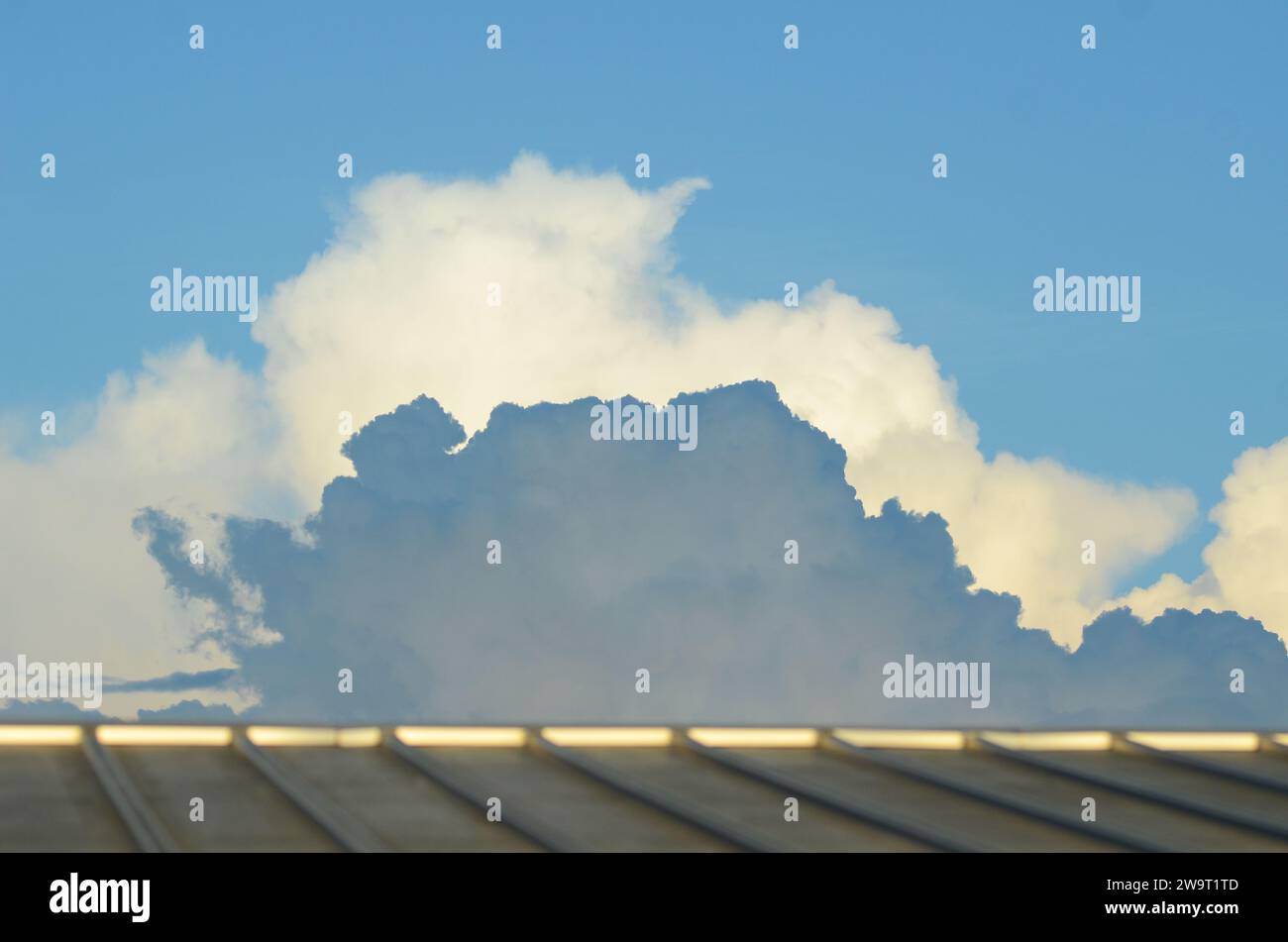 An unusual cloud formation. Stock Photo