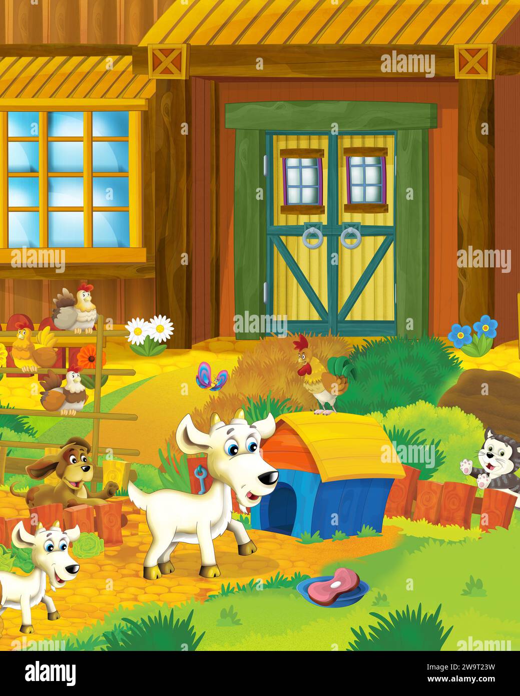 Vintage Postcard Cows Farm Funny Cartoon Art | Mercari, image size:1039x1390