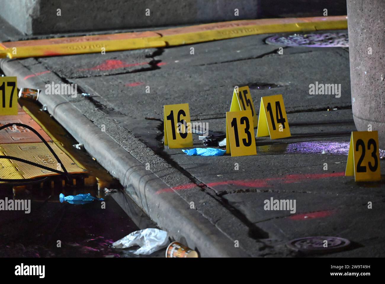 Jamaica, Queens, United States. 30th Dec, 2023. UZI Submachine Gun seen ...