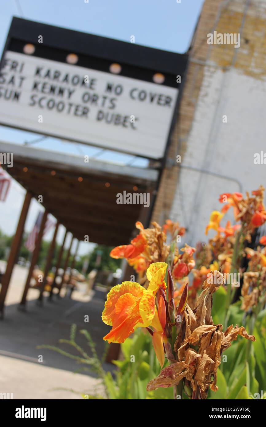 Granger TX June 7, 2023 Historic Downtown Buildings in Granger Texas