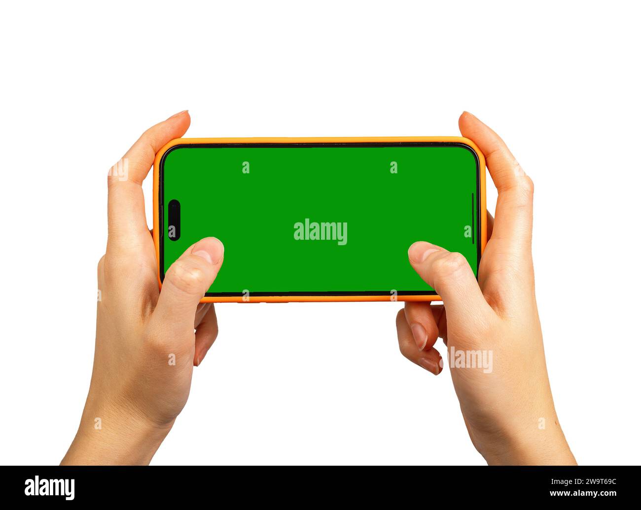 Berlin Germany December 27 2023 Mobile phone screen mock up in hand ...