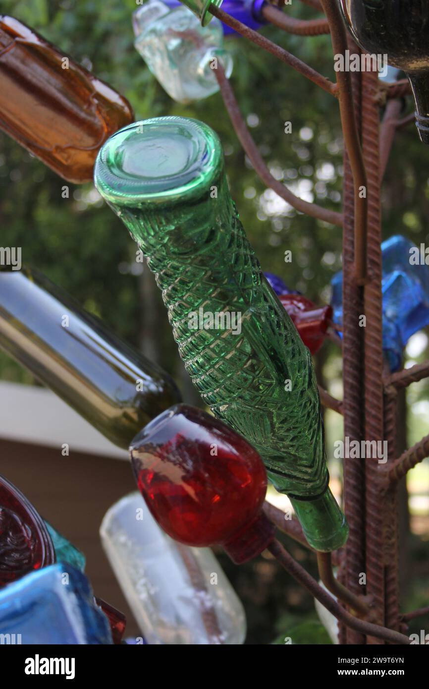 Recycled repurposed glass bottles hi-res stock photography and images ...