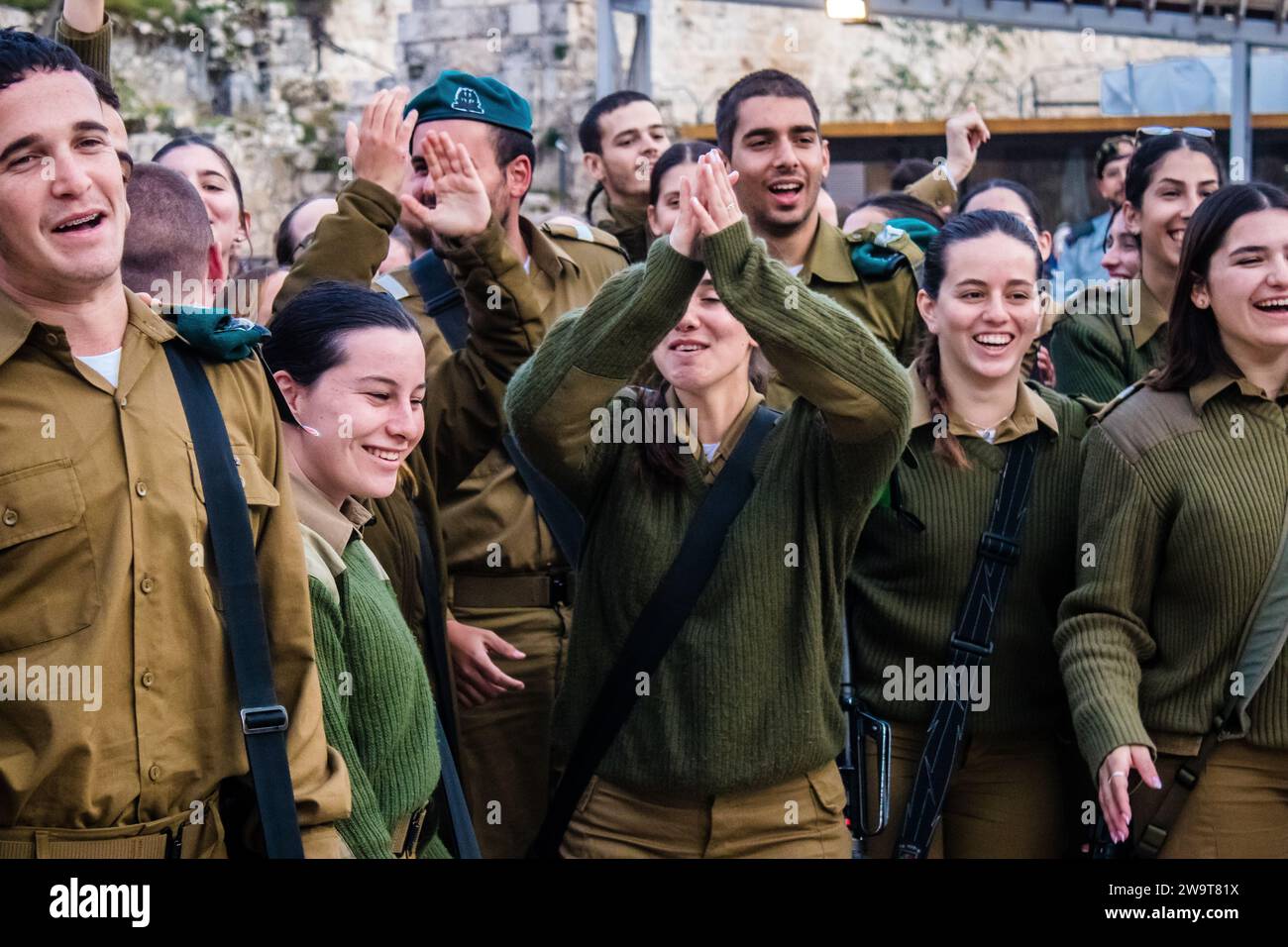 Jerusalem, Israel – December 27, 2023 Induction ceremony for new ...