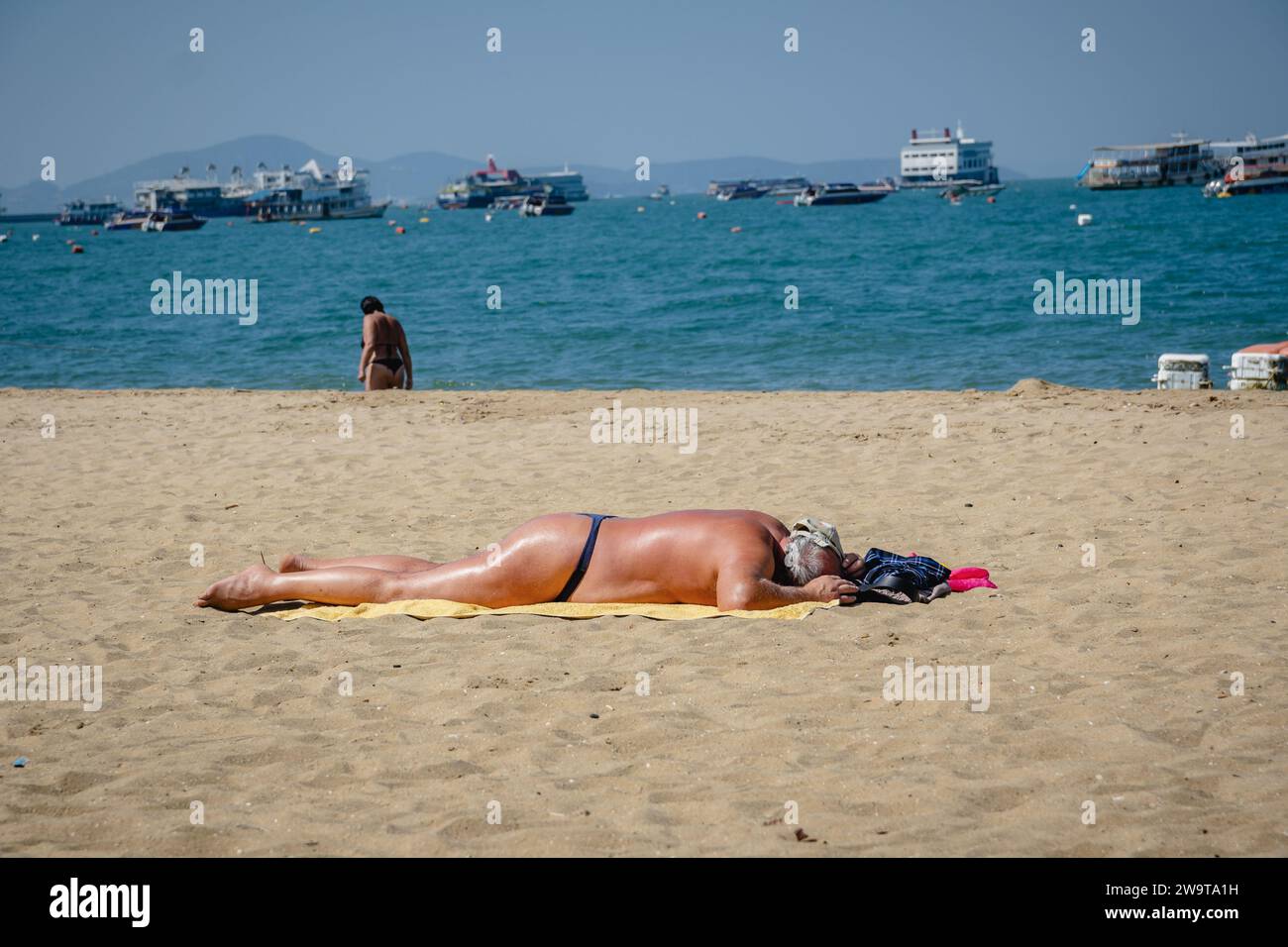 Beach g string hi-res stock photography and images - Alamy