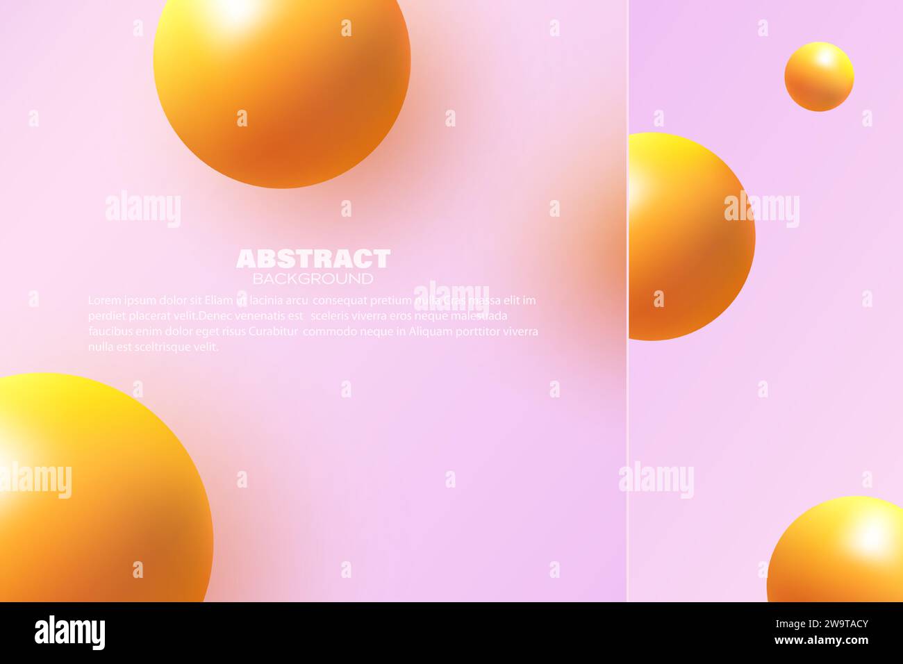 Glass morphism banner template. Plastic rectangle made of transparent ...