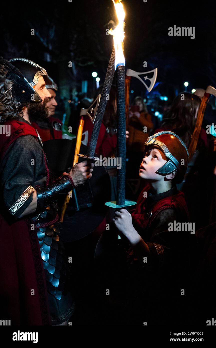 Vikings from Shetland’s South Mainland Up Helly Aa’ Jarl Squad lead the ...