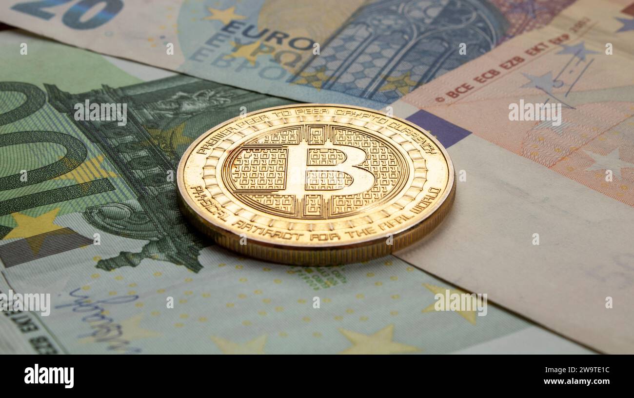 Euro bitcoin exchange hi-res stock photography and images - Alamy