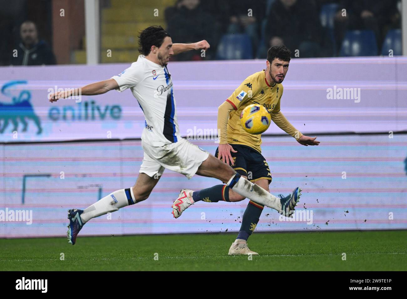 Aaron Martin (Genoa)Matteo Darmian (Inter) during the Italian 