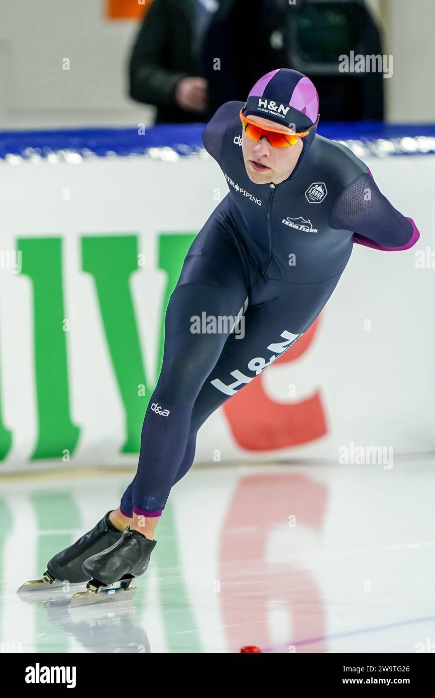 HEERENVEEN, NETHERLANDS - DECEMBER 30: Marwin Talsma Of Team Frysk ...