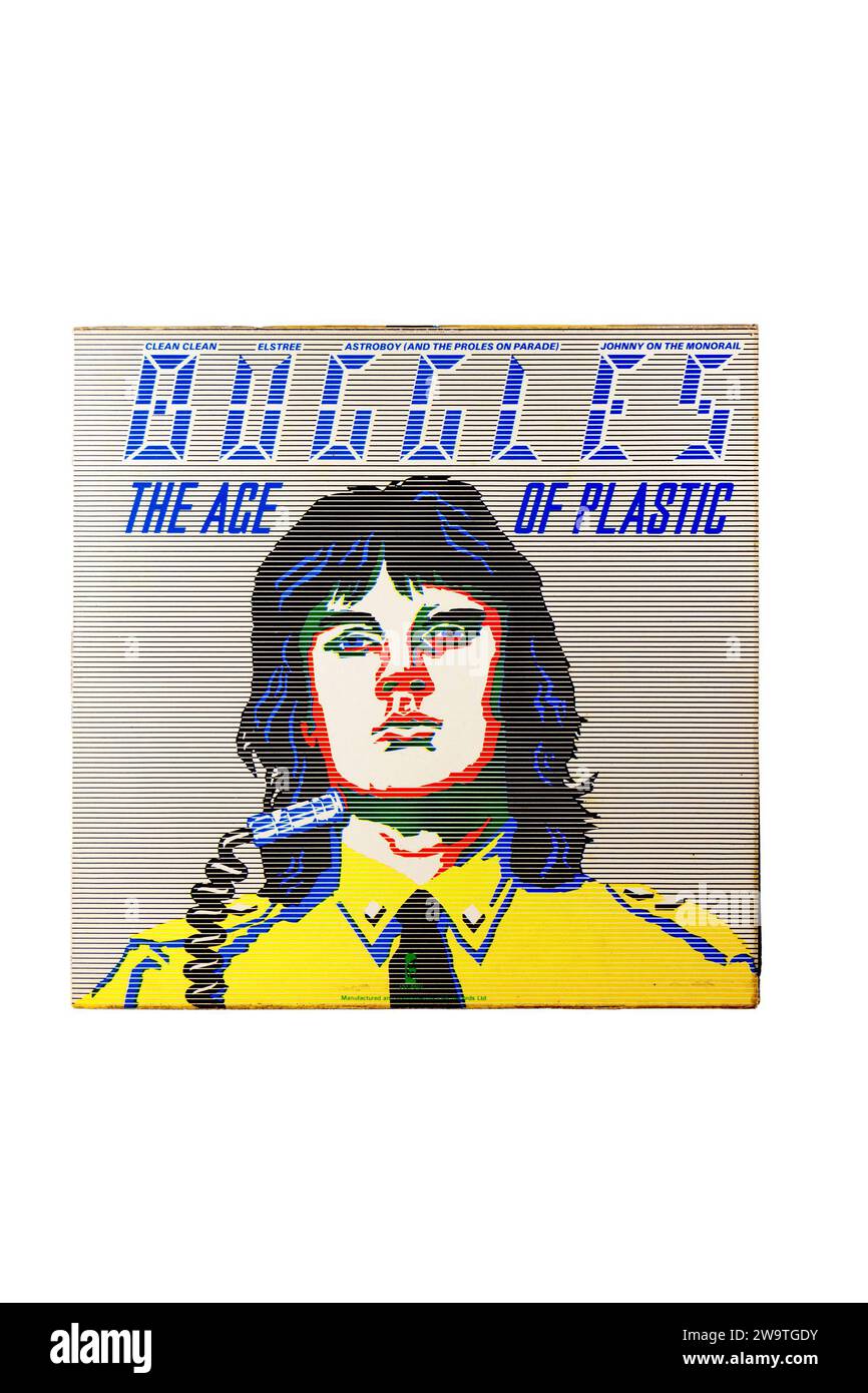 classic Buggles electronic band LP album record cover "the age of