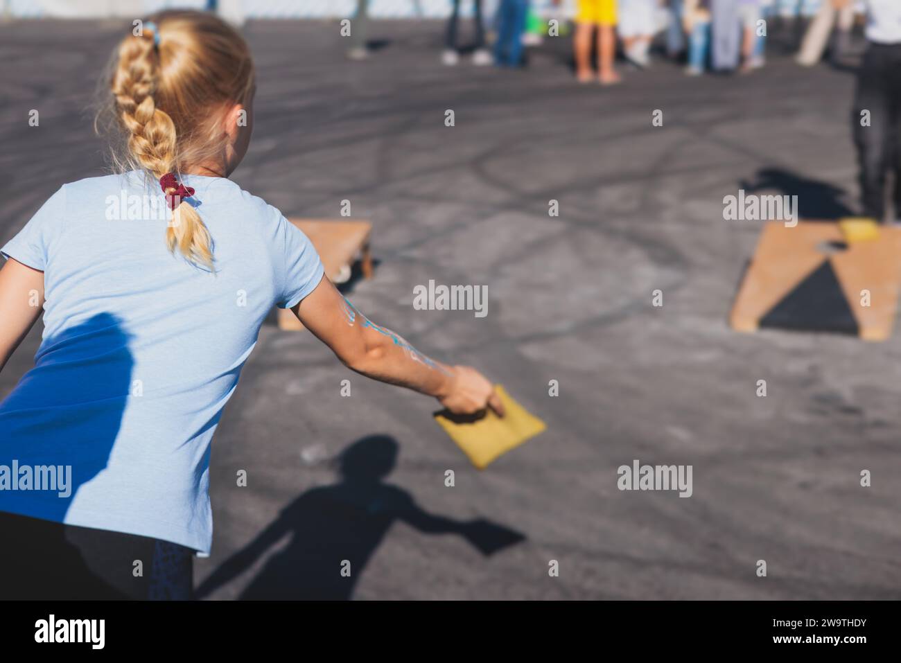 Cornhole boards hi-res stock photography and images - Alamy