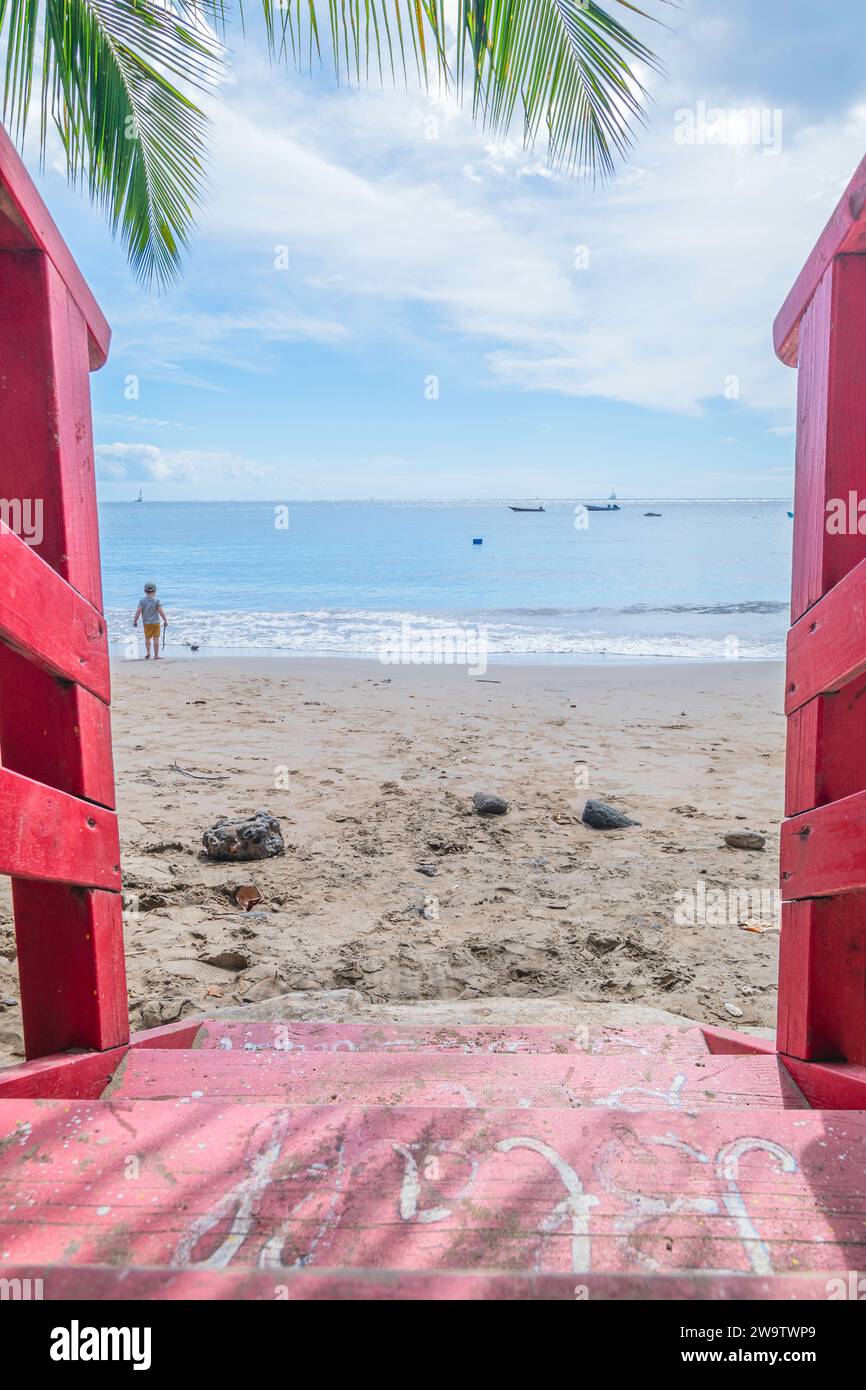 Petite Anse beach at Anses d'Arlet in southern Martinique, French West
