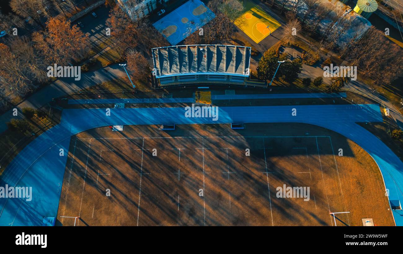 Centro Sportivo Comunale di San Donato Milanese, Milano, Italia. Parco