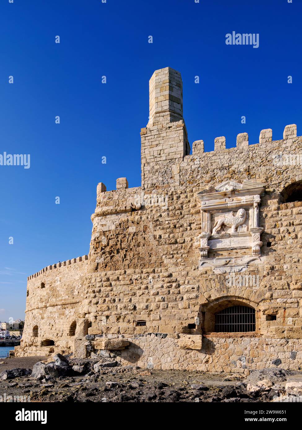 The Koules Fortress, City of Heraklion, Crete, Greece Stock Photo