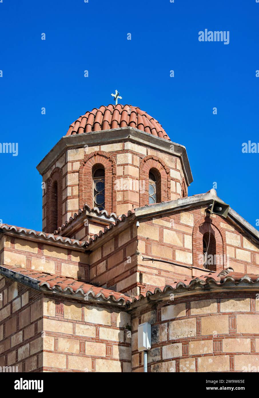 Church of Agios Andreas, City of Heraklion, Crete, Greece Stock Photo