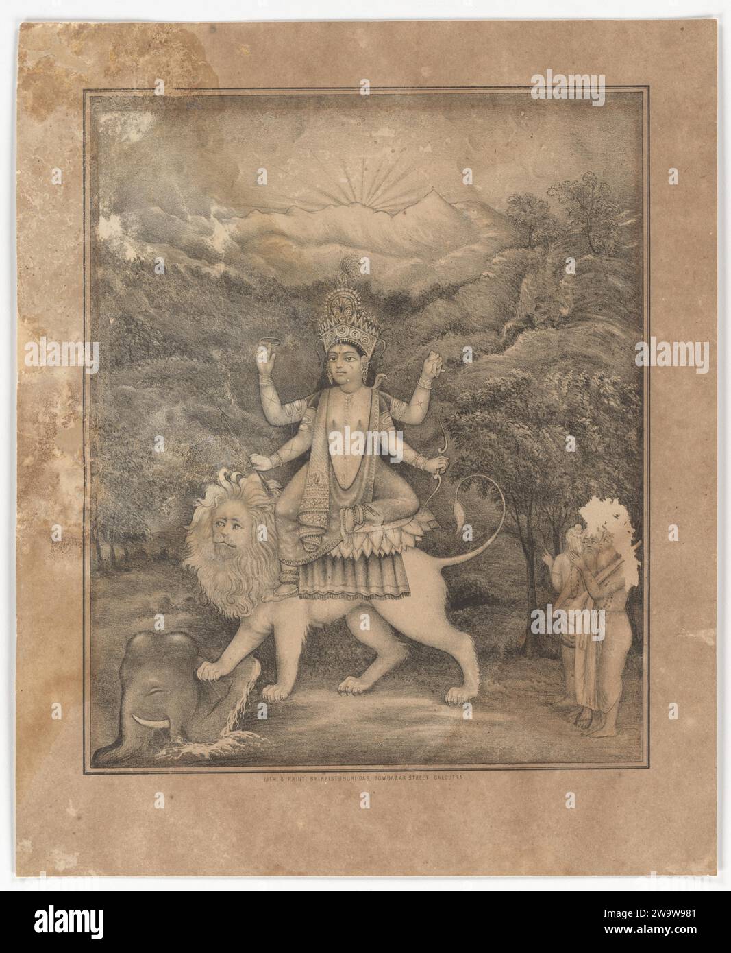 Goddess jagadhatri hi-res stock photography and images - Alamy