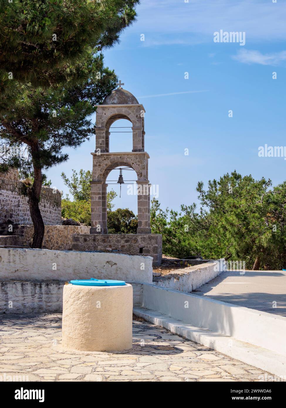 Bell Tower at Saint John the Baptist Holy Orthodox Chapel of Thyme, Kos ...