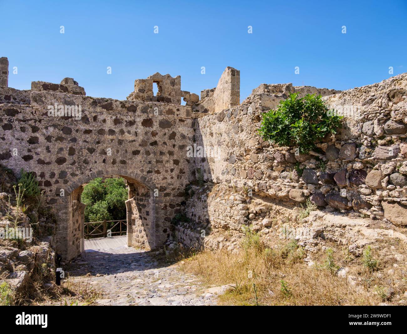 Antimachia Castle near Kardamaina, Kos Island, Dodecanese, Greece Stock Photo