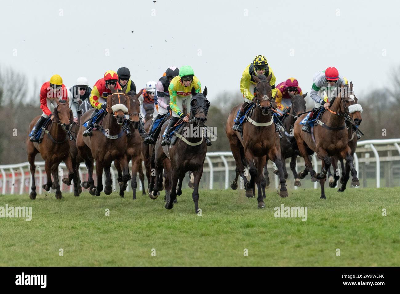 Bold Conduct, ridden by Brendan Powell and trained by Colin Tizzard, racing at Wincanton, March 10th 2022 Stock Photo