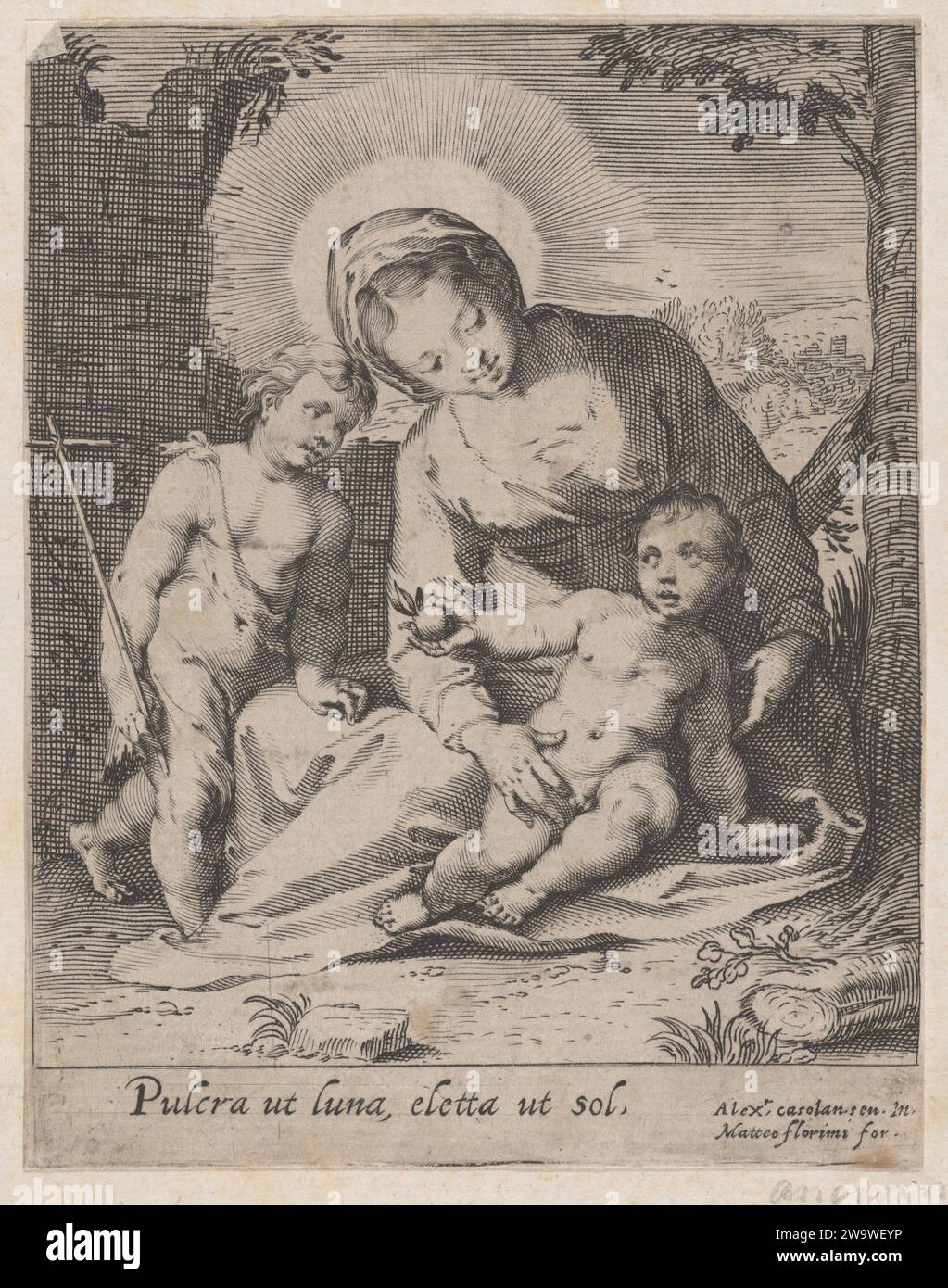 Virgin and Child with the infant Saint John the Baptist 1951 by ...